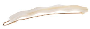 France Luxe Wavy Tige Boule Barrette - Alba