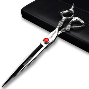 7" 7.5" 8" Professional Hairdressing Scissors Barber Salon Hair Cutting Dragon Shears (Large)
