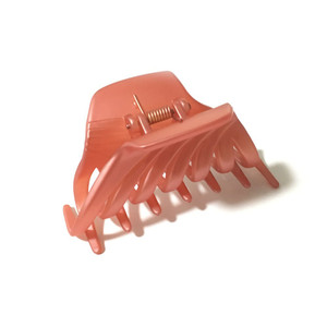 Meilliwish Beautiful Solid Color Wedding Women Hair Claw Clip1 PCS(D41)(Red)