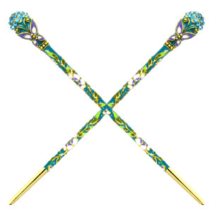 Fashion & Lifestyle 2 Count Hair Decor Chinese Traditional Style Hair Sticks Shawl Pins Picks Pics Forks for Women Girls Hair Updo Making Accessory 6