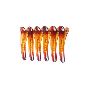 Fodattm 12PCS Professional Hairdressing Salon Duckbill Clip Plastic Non Slip Alligator Hairpin Simple Hairgrip Hair Clip Hair Barrettes for Hair Styl