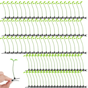 100pcs Bean Sprout Hair Clip, Cute Plant Hair Clips Funny Sprout Hairpin Clips Grass Barrette Hair Accessories for Women Girls Home School DIY