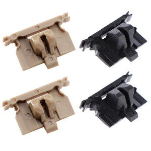 TorSor 4 Pack Hair Clipper Swing Head Replacement Guide Block Plastic Tongue Cam Follower DIY Spring Tension Base Stand Fit for WAHL Magic Clip 8148/