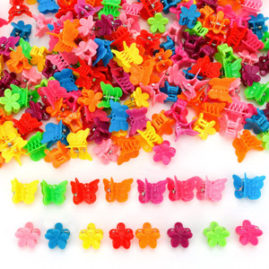 YISSION 200 Pcs Mini Hair Clips Flower Hair Clip Butterfly Hair Clips Small Claw Clips for Hair 90s Hair Accessories for Girls Women School Party Gif
