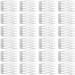 ANCIRS 50 Pack Hair Side Combs for Women, Metal Combs for Securing Headband Veils, 5 French Teeth Bridal Wedding Hair Barrette, Updo Bun Hair Accesso