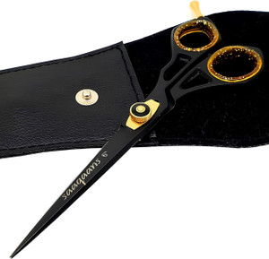 Saaqaans SQR-01 Professional Hairdressing Scissor - Perfect for Hair Salon/Barber/Hairdresser and Home use to Trim your Haircut/Beard/Moustache - Com