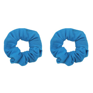 Set of 2 Solid Scrunchies (Blue)