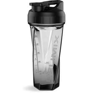 HELIMIX 2.0 Vortex Blender Shaker Bottle Holds upto 28oz | No Blending Ball or Whisk | USA Made | Portable Pre Workout Whey Protein Drink Shaker Cup
