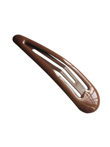 Brown Snap Hair Clips for Girl Women ROCST Metal Blakck Styling Accessories Bobby Hairpins for Thick large Hair 20 pcs (5cm (2 inch), Brown)