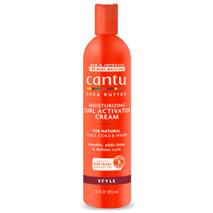 Cantu Shea Butter for Natural Hair Moisturizing Curl Activator Cream, 12 Fl Oz