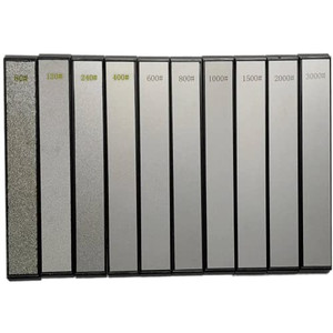 Diamond Sharpening Plate Set 10 PCS, Enlayer Diamond Whetstone Knife Sharpener for Ruixin Sharpener Grit 80/120/200/400/600/800/1000/1500/2000/3000 K