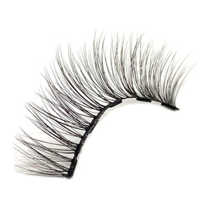 Faux Mink Magnetic Eyelashes Natural Lash, Single Lash for Use with Magnetic Eyeliner, 5 Magnet False Eyelashes Magnetic Lashes Natural Look (Lashes