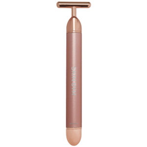 SKIN GYM Beauty Lifter Vibrating T-Bar Gold, Sonic Facial Massage Tool for Sculpting and Circulation