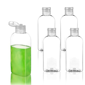 Kitchen GIMS Travel Size Containers Plastic Travel Bottles for Toiletries Leak Proof Squeeze Bottle with Flip Cap TSA Approved 3.4oz/100ml Small Bott