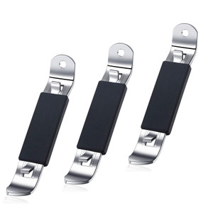 3 Pieces Magnetic Bottle Openers Can Opener Classic Beer Opener Stainless Steel Small Bottle Opener Can Tapper with Magnet for Camping and Traveling