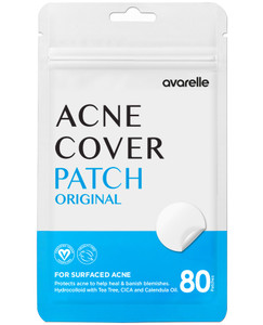 AVARELLE Pimple Patches for Face | Hydrocolloid Acne Patches for Covering Blemishes | Zit Patches with Tea Tree, Calendula, & Cica | HSA Store Eligib