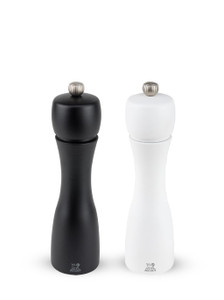 Peugeot Tahiti 8 Inch Black Pepper Mill and White Salt Mill Set