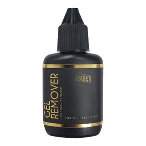 Amber Lash Safe Eyelash Extension Remover Gel 15ml, Gentle, Fast Acting Lash Glue Remover for Eyelash Extensions, Works in Just 60 Seconds - Non-Irri