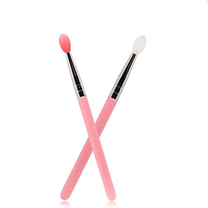 Silicone Lip Brush Makeup Eyebrow Lip Brushes Cosmetic Makeup Brush Set Silicone Brushes (2pcs Lip Brush)