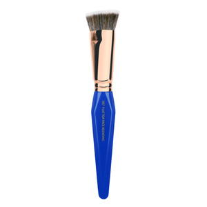 Bdellium Tools Professional Makeup Brush - Golden Triangle 987 Flat Top Face Blending - With All Vegan and Soft Synthetic Fibers, For Buffing Out Mak
