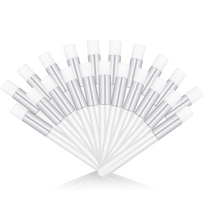 20 Pcs White Lash Shampoo Brush Eyelash Extensions Supplies Cosmetic Brushes Peel Off Blackhead Brush Remover Tool Lash Cleanser Soft Brushes (20PC)