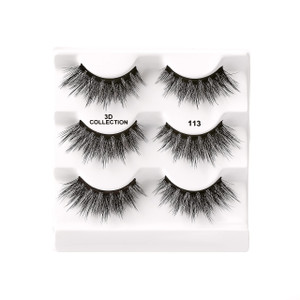 iEnvy False Eyelashes 3 Pairs Fluffy and Natural Multiangle and Volume Faux Mink Lashes (13)