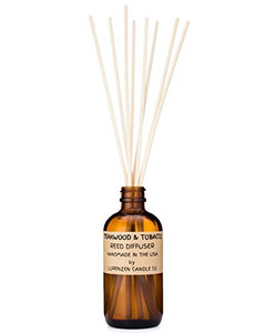 Teakwood & Tobacco Reed Diffuser Set | Handmade in the USA by American Workers | Lasts For 2-3 Months |