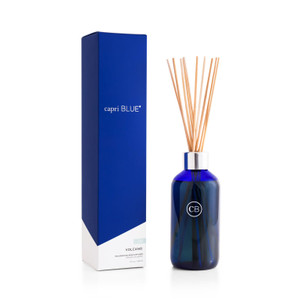 Capri Blue Volcano Reed Diffuser Set - Includes Reed Diffuser Sticks, Fragrance Oil, and Glass Bottle - Luxury Scented Room Fresheners - Cobalt Blue