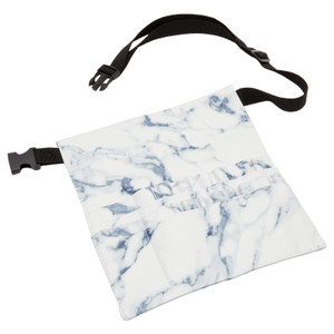 Glamlily Makeup Brush Belt with 22 Pockets Design for Tools & Accessories - PU Leather Cosmetic Apron - Portable Compact Brush Belt - 10.2 x 9.7 x 2