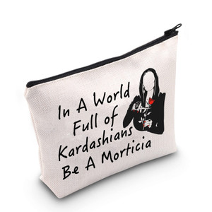 MEIKIUP Movies Fans Cosmetic Bag The AD Family Fandom Gift Halloween Makeup Bag In A World Full of KA Be A M