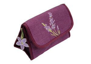 Cosmetic Bag in a Lavender Design