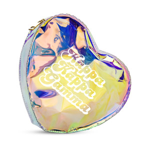 Sorority Shop Kappa Kappa Gamma Heart Shaped Makeup Bag