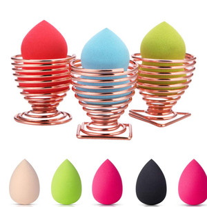 LanMa Beauty Sponge Blender Holder, Makeup Sponge Drying Stand Storage Egg Powder Puff Display Stand (3PC)