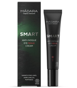Madara Organic Skincare | SMART Anti-Fatigue Eye Rescue Cream - 15 ml, With a Smart Antioxidant Complex, Natural Aescin And Caffeine, 100% Natural Or