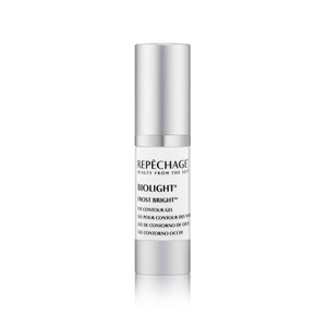 Repchage Biolight Frost Bright Eye Contour Gel  Cooling Eye Gel with Caffeine, Cucumber Oil, Licorice Root, Peptides  Helps Reduce Appearance of P