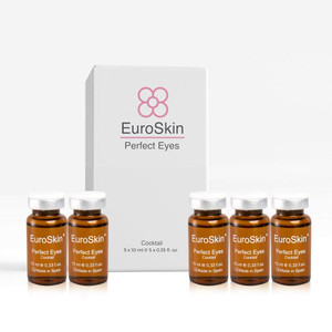 EuroSkin perfect eyes. Periocular and facial treatment. Prevent problems in the eye contour. Aestheticians' favorite serum. 5 vials x 10 ml / 5 vials