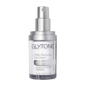 Glytone Age-Defying PHA+ Renewing Eye Cream for Wrinkles| Anti aging Under Eye Cream with Hyaluronic Acid Peptides| Targets Puffiness, Bags, Wrinkles