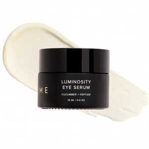 DIME Beauty Luminosity Eye Serum, Eye Cream Treatment With Caffeine for Dark Circles and Puffiness, 0.5 oz / 15 mL