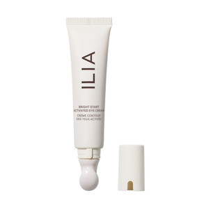 ILIA - Plant-Based Bright Start Activated Eye Cream with Massage Tool Tip | Weightless, Cooling, Help Reduce Puffiness + Fine Lines | Silicone-Free,