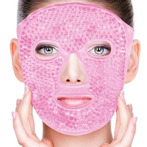 CONBELLA Cold Face Eye Masks Ice Face Mask Hot Cold Compress for Dark Circles, Puffiness, Migraines, Headache, Stress, Redness, Cooling Face Masks fo
