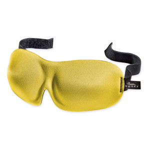 Bucky 40 Blinks No Pressure Solid Eye Mask for Sleep & Travel, Gold, One Size