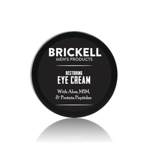 Brickell Men's Restoring Under Eye Cream for Men, Natural and Organic Anti Aging Eye Balm To Reduce Puffiness, Wrinkles, Dark Circles, Crows Feet and