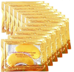 Premium Crystal Gold EYE Mask Crystal Bio Anti Wrinkle Moisture Skin Care Patch Pad with Lavender Essential Oil, Haluronic acid (x3 Eye Masks)