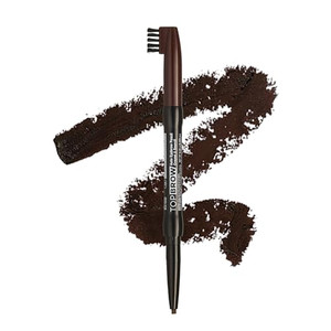 KISS NEW YORK Professional Long-Lasting Eyebrow, Retractable Eyebrow Pencil, Rich Pigmentation, Coconut Oil Infused, Built-In Brush Brow, Shapes, Def
