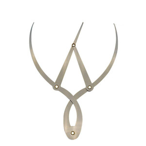 KAMILLEE Golden Mean Calipers Golden Ratio Calipers Stainless Steel Eyebrow Ruler 1:1.618 Measure Tool for Tattoo Makeup