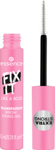 essence | Fix It Like A Boss Transparent Brow Fixing Gel | Long Lasting, Fast Drying Brow Sculpting Gel | Free from Oil, Parabens, & Microplastic Par