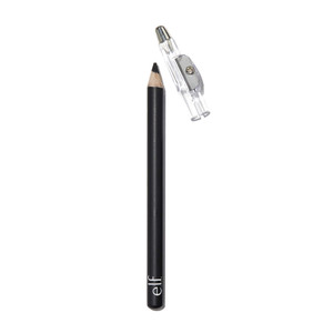e.l.f. Satin Eyeliner Pencil, Smooth Glide Eyeliner For A Satin Finish, Includes A Built-In Sharpener, Vegan & Cruelty-Free, Black