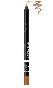 Kokie Cosmetics Waterproof Velvet Smooth Eyeliner Pencil, Gilded Gold, 0.042 Ounce
