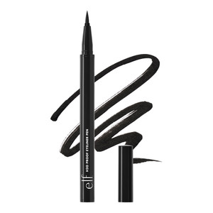 e.l.f. H2O Proof Eyeliner Pen, Felt Tip, Waterproof, Long-Lasting, High-Pigmented Liner For Bold Looks, Vegan & Cruelty-Free, Jet Black. 0.02 Fl Oz