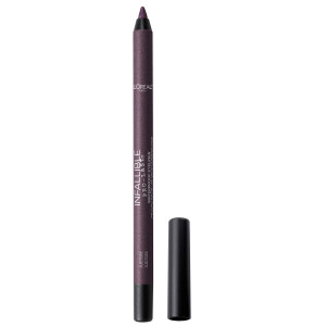 L'Oreal Paris Makeup Infallible Pro-Last Pencil Eyeliner, Waterproof and Smudge-Resistant, Glides on Easily to Create any Look, Aubergine, 0.042 oz.